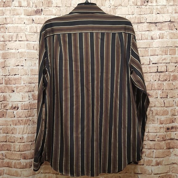 Tasso Elba Shirt Long Sleeve Button Down Size Large - Picture 5 of 8